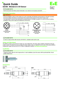 Thumbnail of document Manual - EE364 Moisture In Oil Transmitter